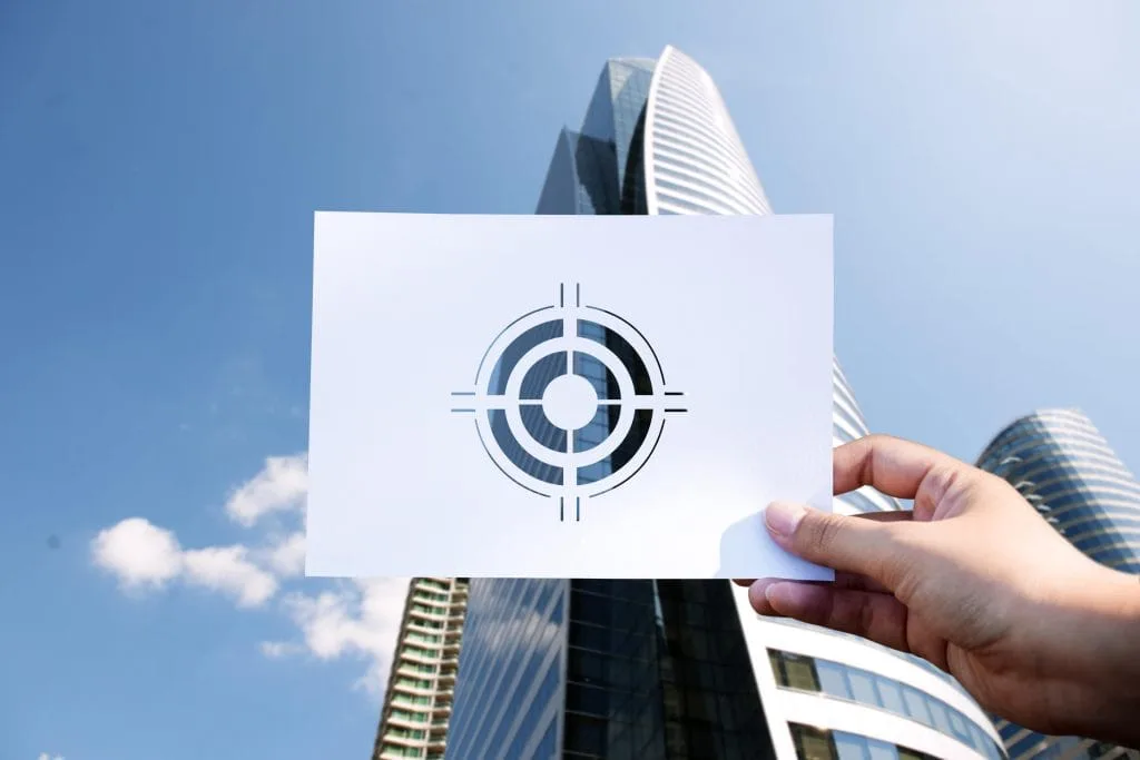 goals target aspiration perforated paper bullseye min