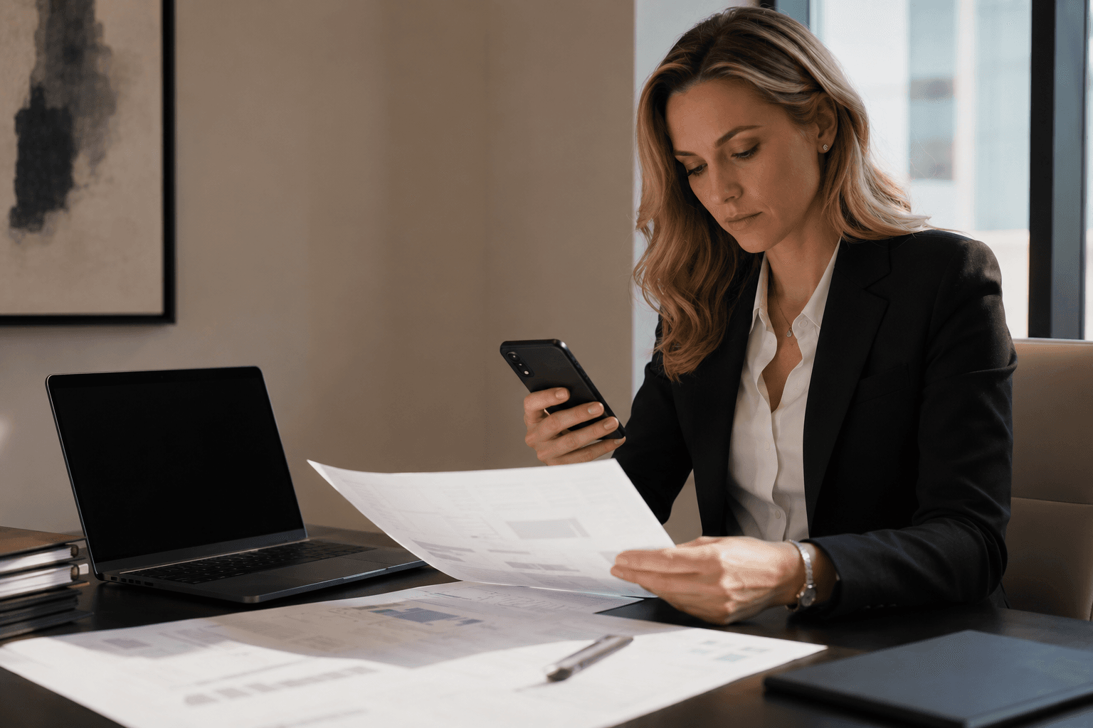 A Seattle attorney examining mobile phone evidence and message timelines