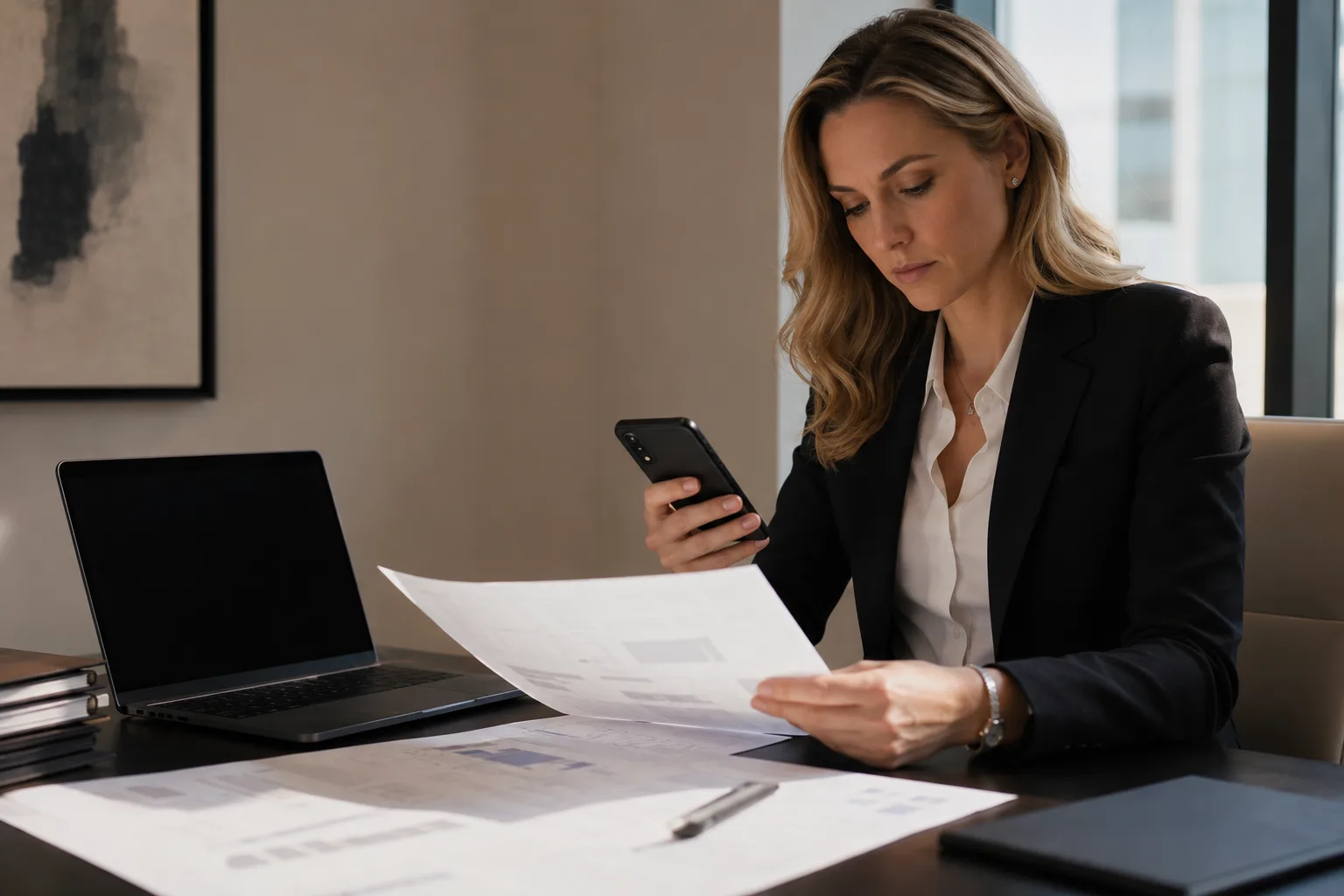 A Seattle attorney examining mobile phone evidence and message timelines